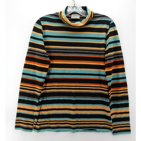 Missoni Sweaters - Missoni Sweater 8 Turtleneck Sport Pullover Striped Colorful 44 *